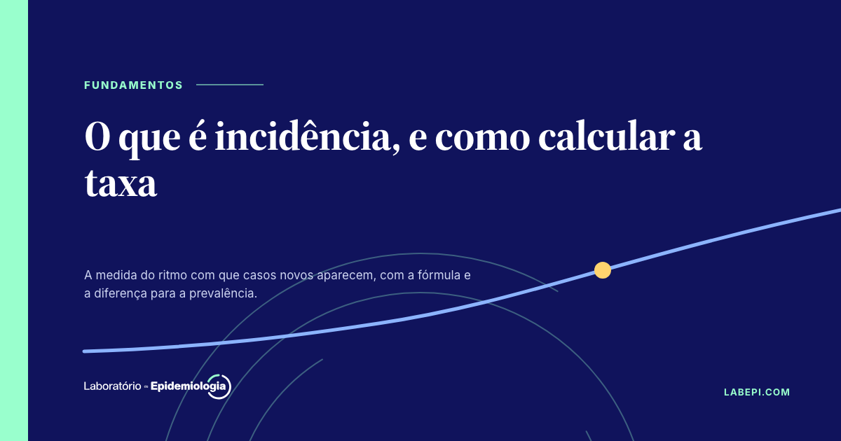 O que é incidência em epidemiologia? Como calcular e interpretar